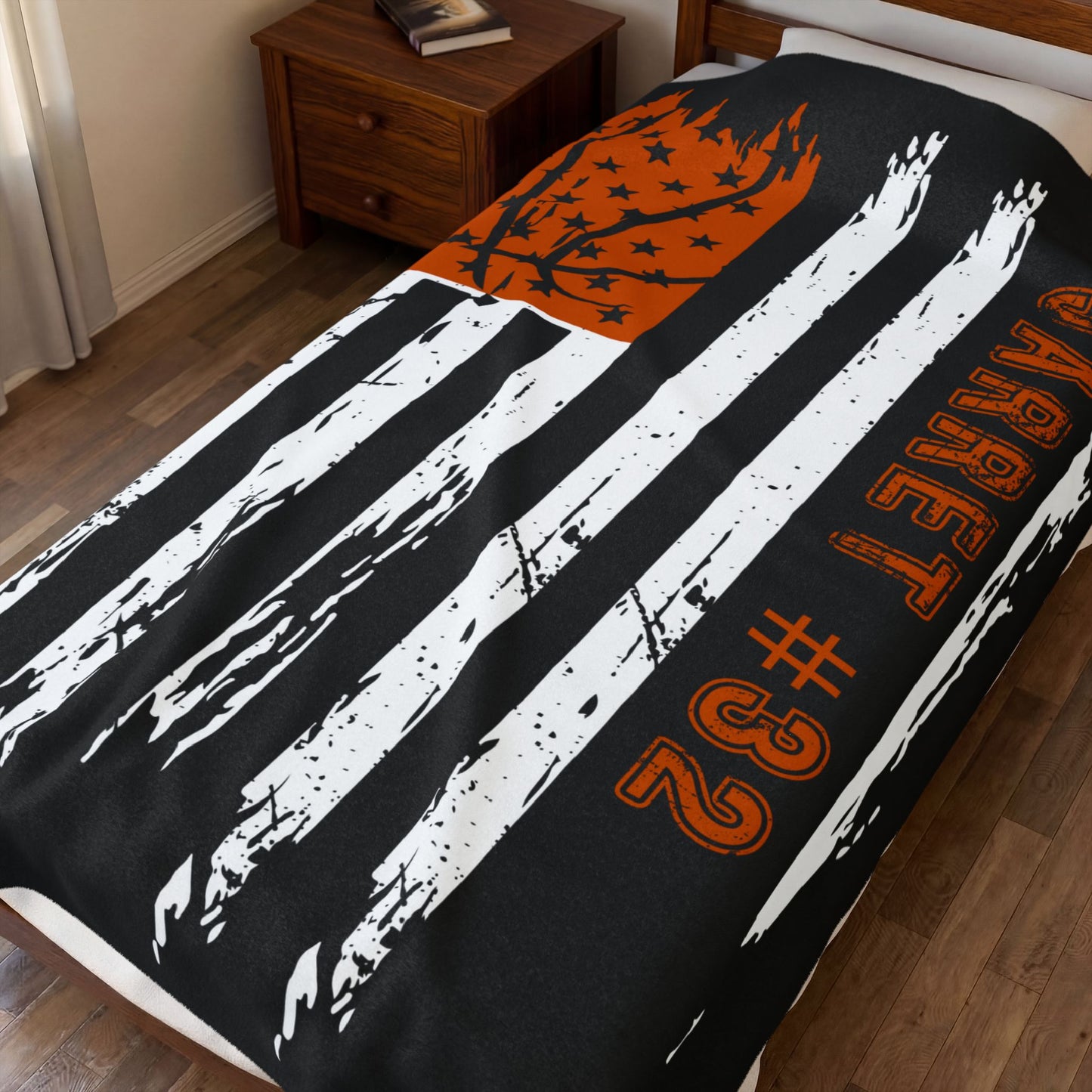 Custom Basketball Flag Blanket
