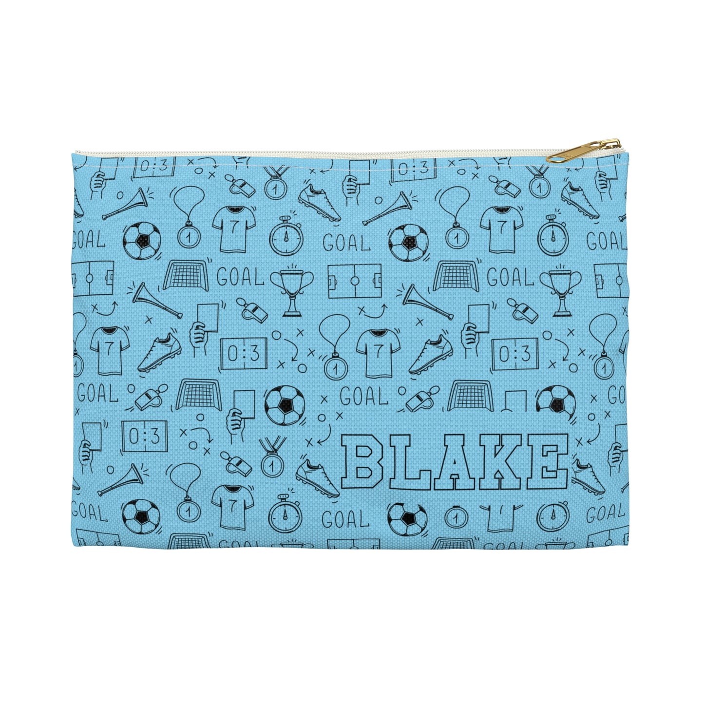 Personalized Soccer Pencil Case