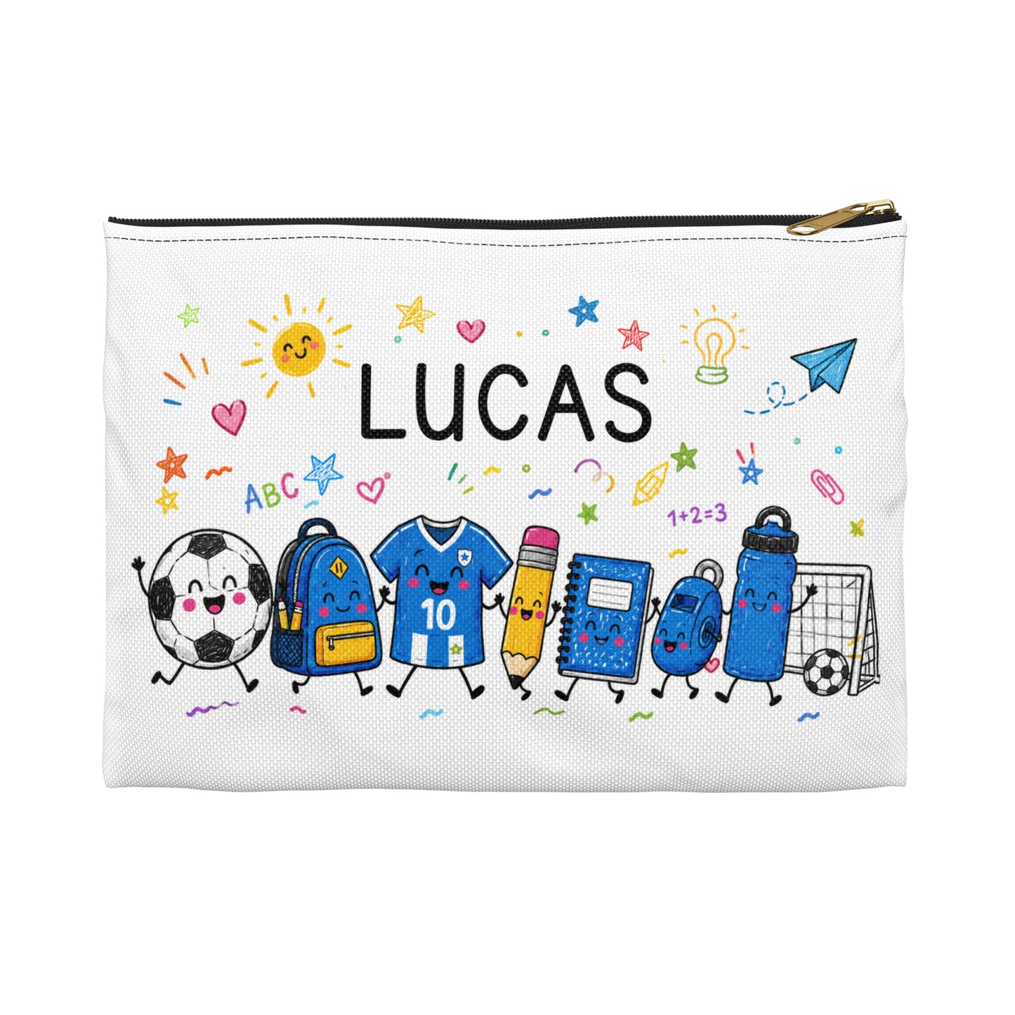 Personalized Soccer Pencil Case