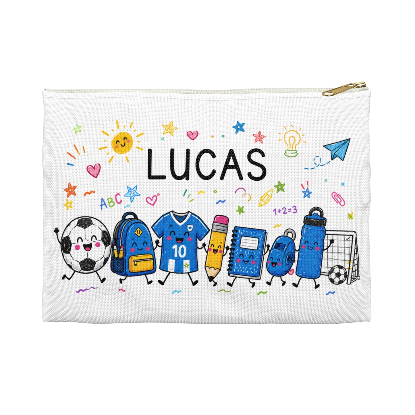 Personalized Soccer Pencil Case