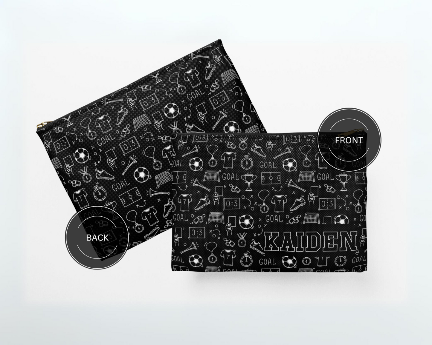 Personalized Soccer Pencil Case