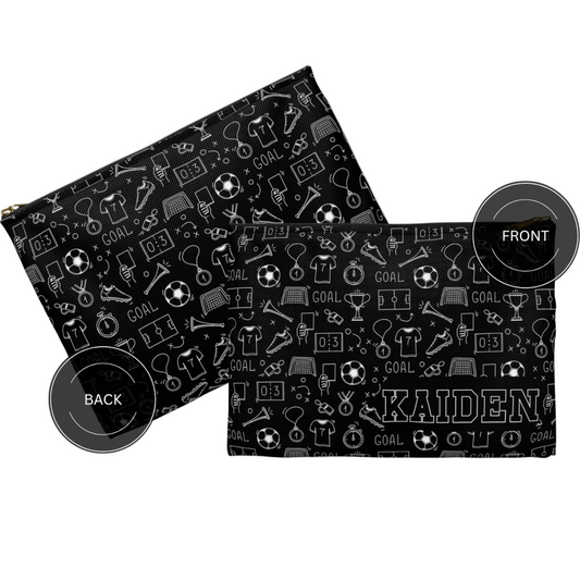 Personalized Soccer Pencil Case