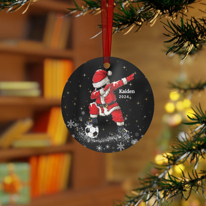 Personalized Soccer Christmas Ornament Customized Soccer Ornament