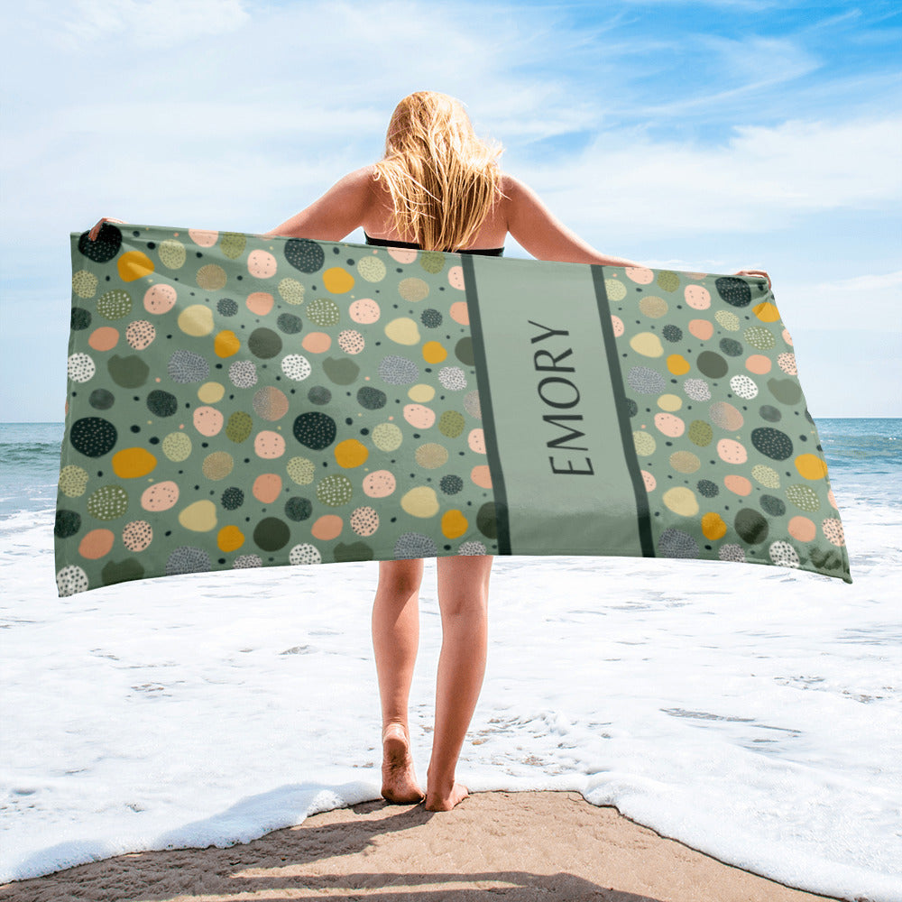 Personalized Beach Towel Custom Summer Gift,