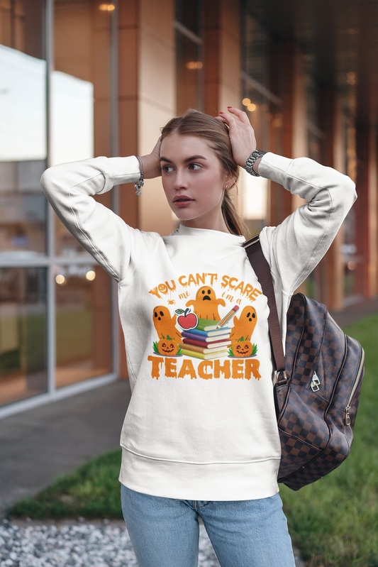 Teacher Halloween Shirt Retro Halloween Sweatshirt Teacher Halloween Gift For Her Cute Halloween Sweatshirt Funny Halloween Shirt Fall Shirt