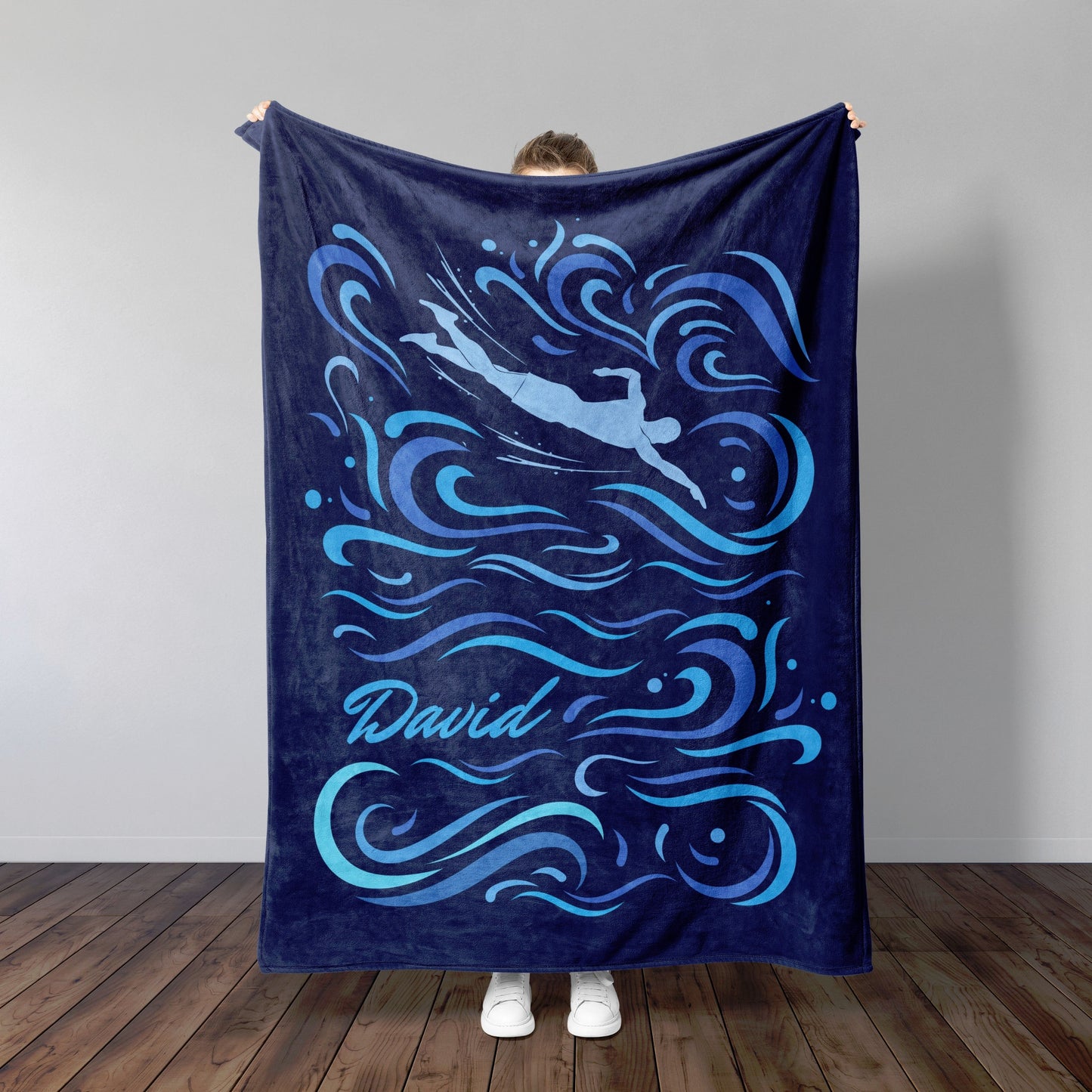 Personalized Swimmer Blanket