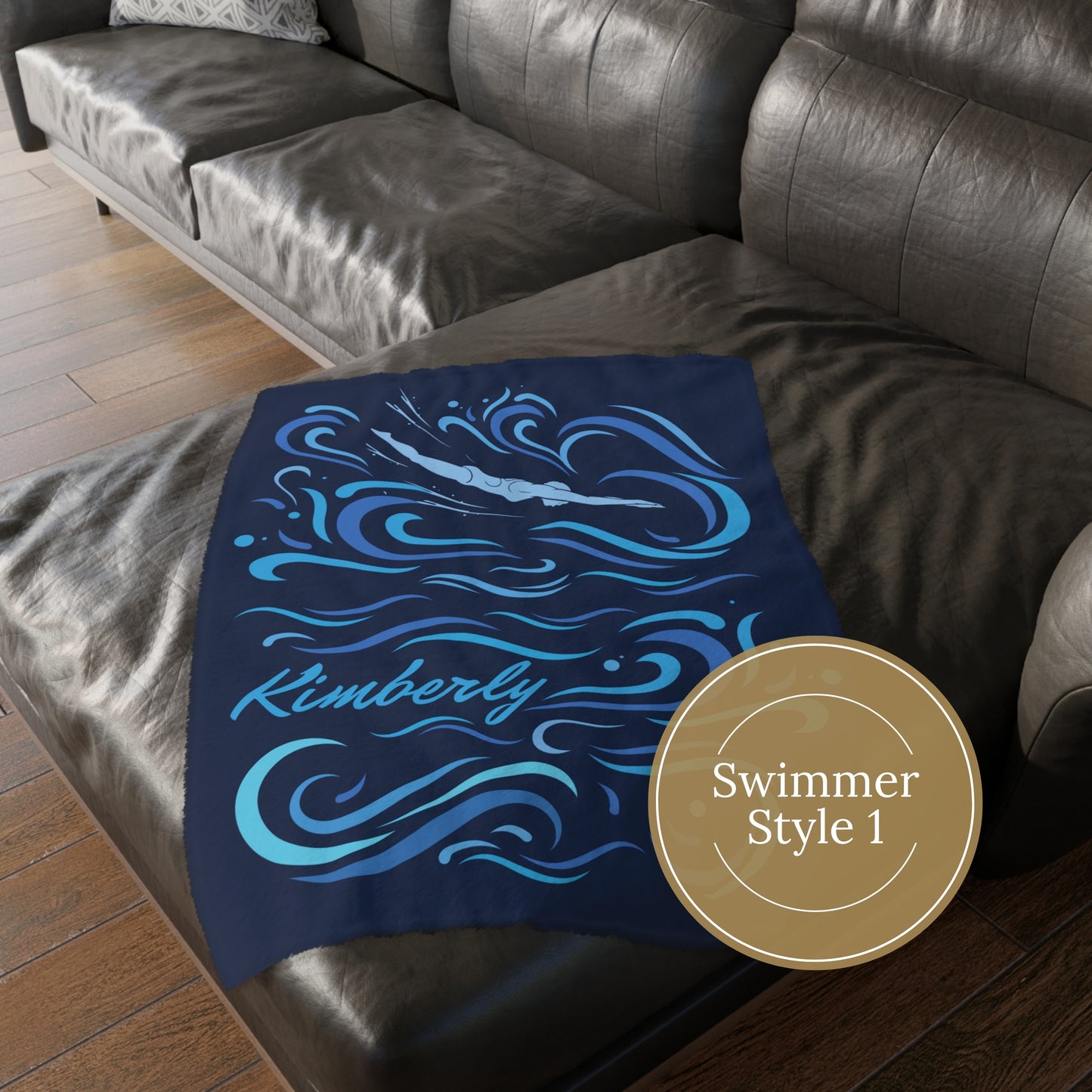 Personalized Swimmer Blanket