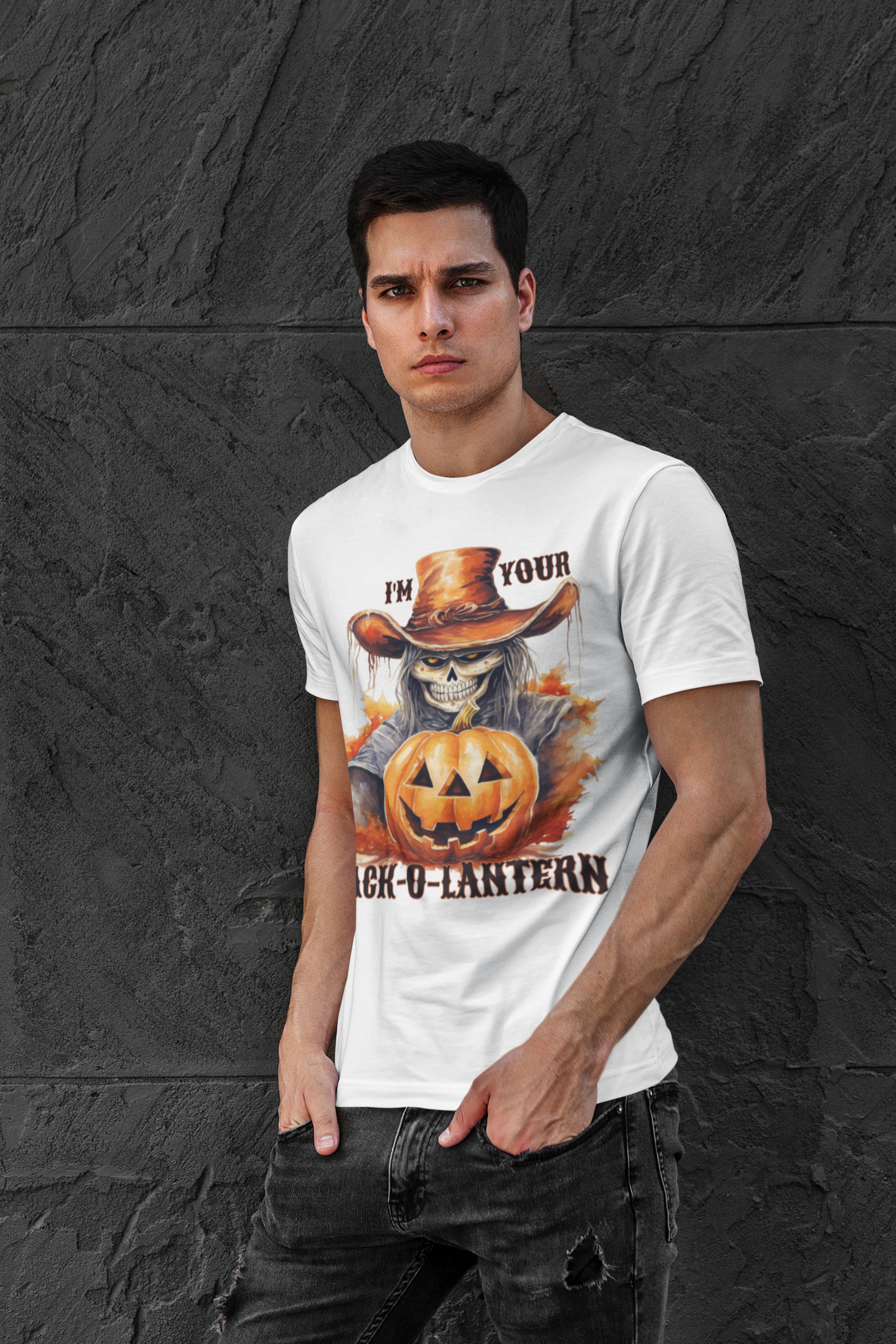 Western Halloween Jack-O-Lantern Shirt Spooky Wild West Shirt