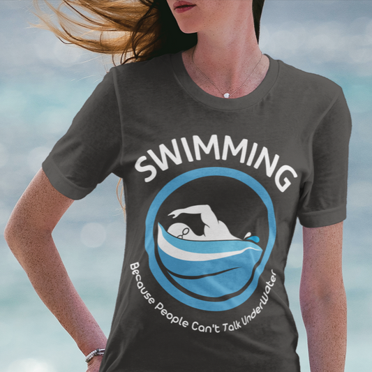 Women's Funny Swimming T-Shirt