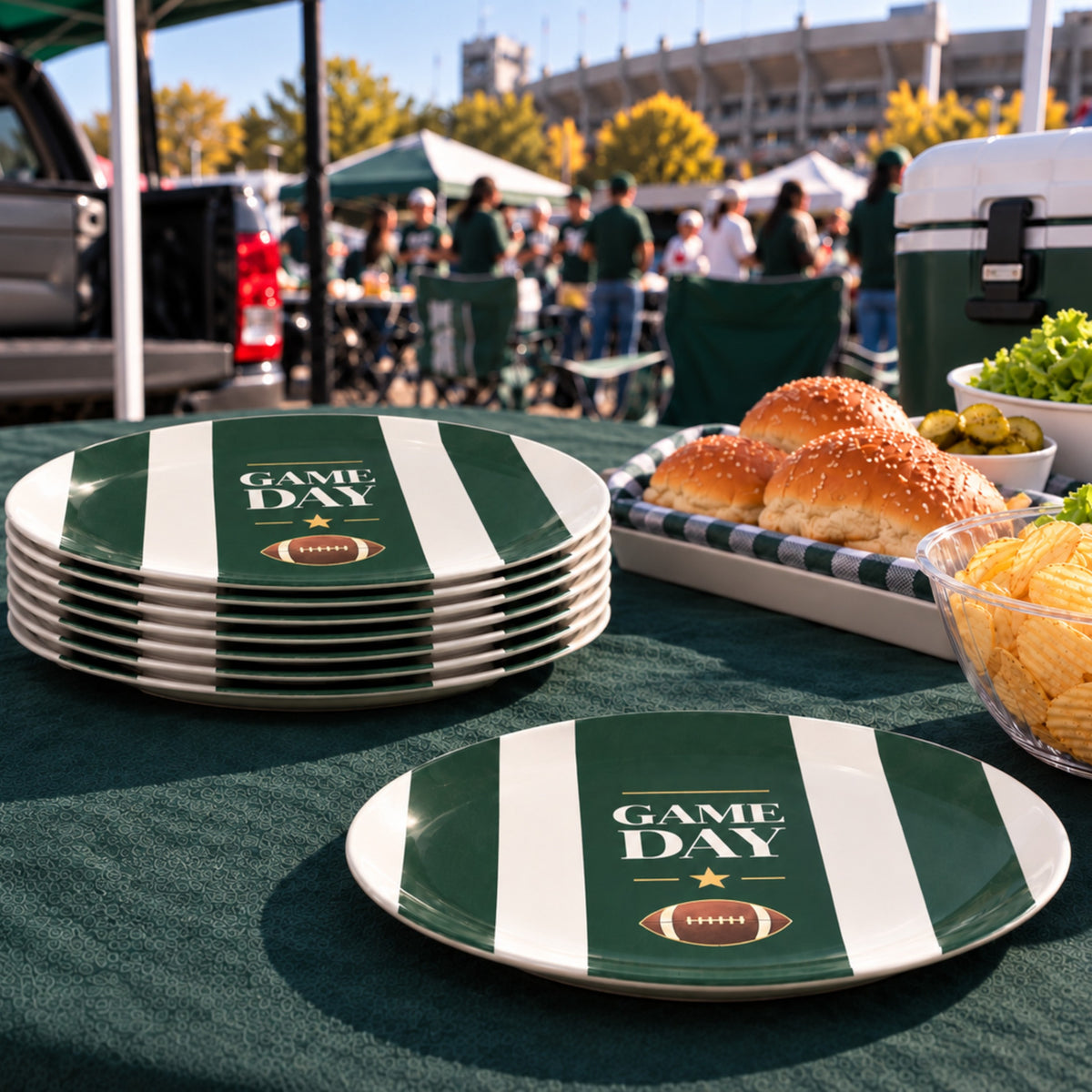 Game Day Football Plates