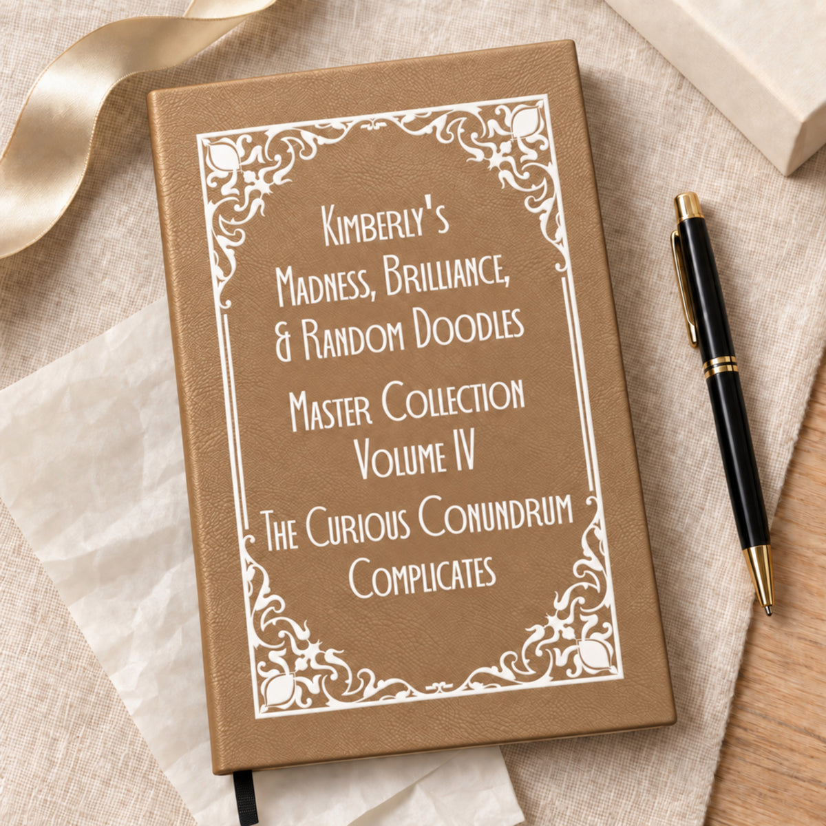 Custom Sarcastic Notebook Gift Set