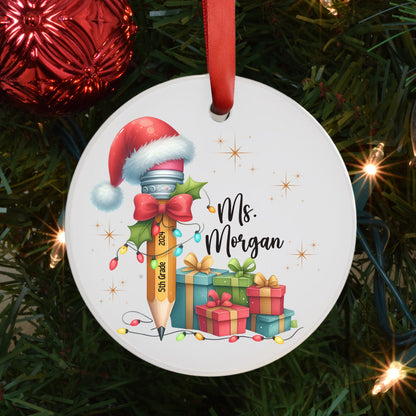 Personalized Teacher Ornament Gift For Teacher