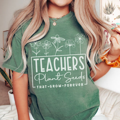 Comfort Colors Shirt Teach Love Inspire Teacher T Shirt Back to School Shirt For Teachers Gift For Student Teacher New Teacher Gift For Her