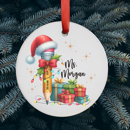 Personalized Teacher Ornament Gift For Teacher