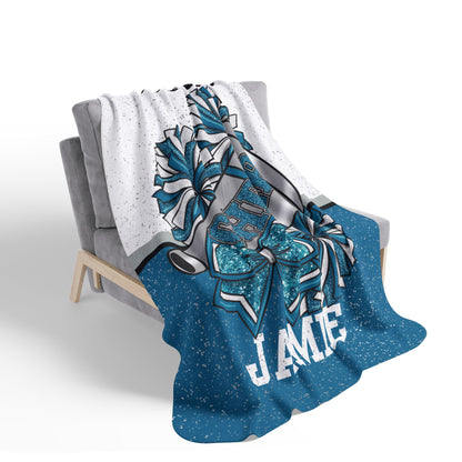 Custom Cheer Team Gift Cheerleader Blanket