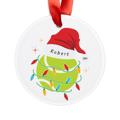 Personalized Tennis Ball Ornament