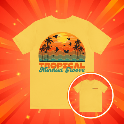 Front and Back Unisex Beach T Shirt Summer Fun Shirt Gift For Her Retro Summer Shirt Gift for Him Vacation Shirt Love Summer Beach Bum Shirt