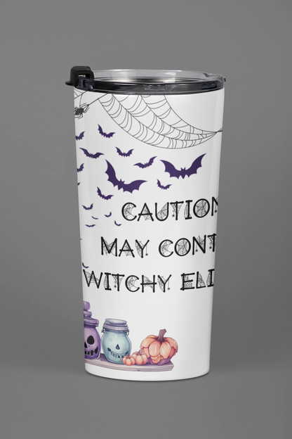 Retro Halloween Tumbler 20 oz Stainless Steel Tumbler Funny Coffee Cup