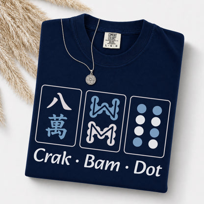 Crak, Bam, Dot Mahjong Shirt