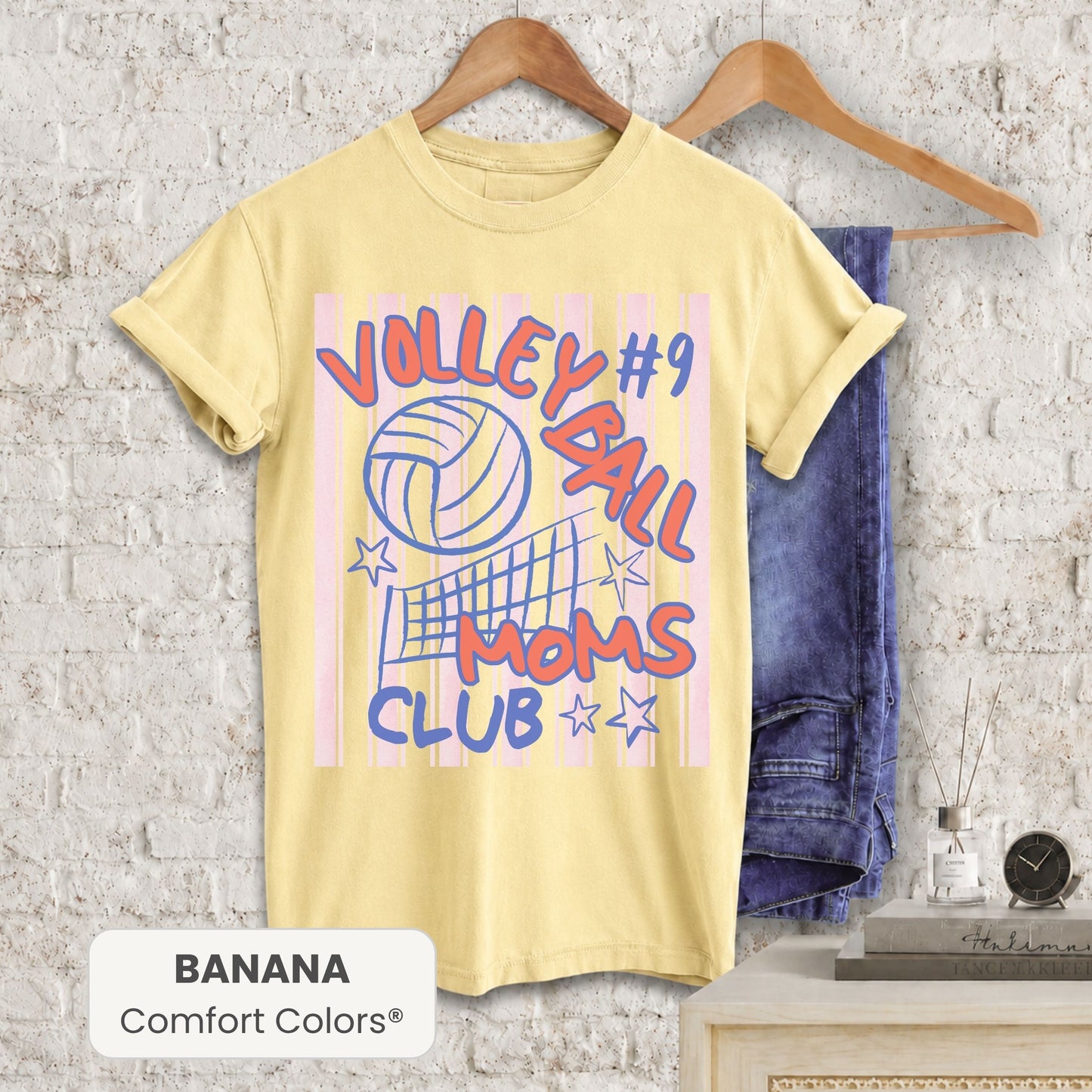 Custom Volleyball Moms Club Shirt