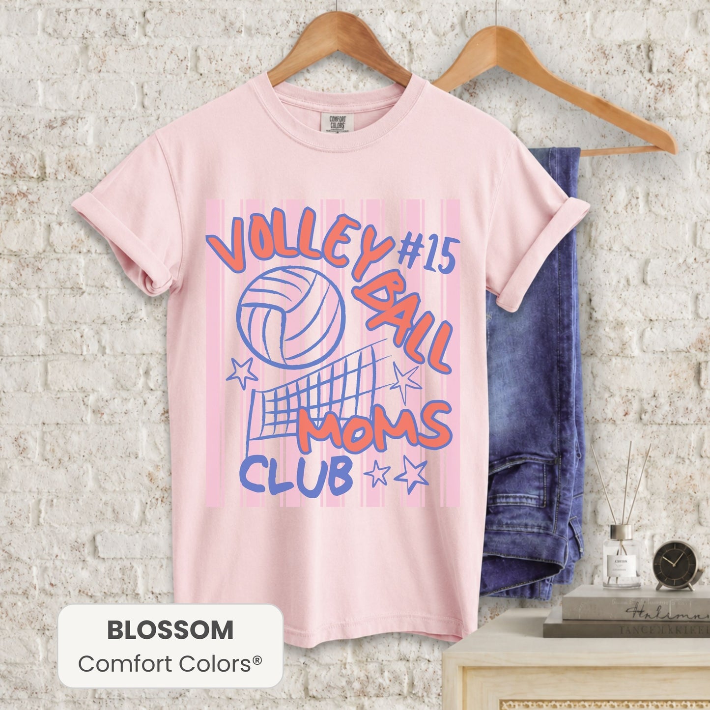 Custom Volleyball Moms Club Shirt