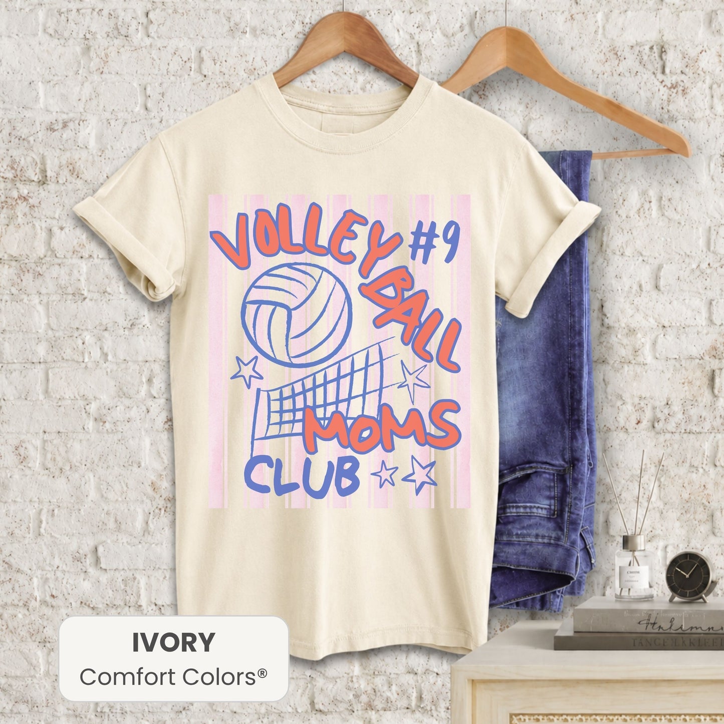 Custom Volleyball Moms Club Shirt