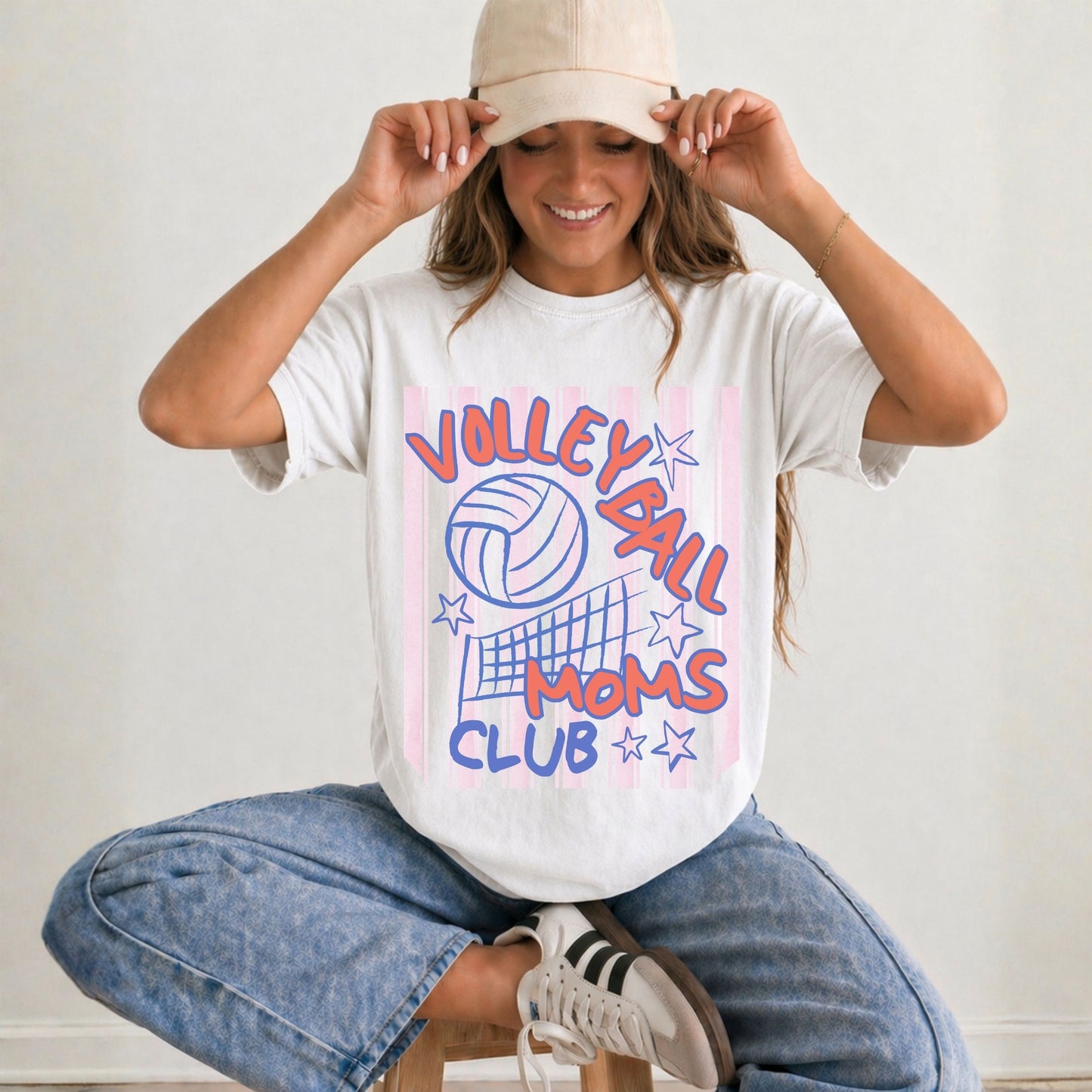 Custom Volleyball Moms Club Shirt