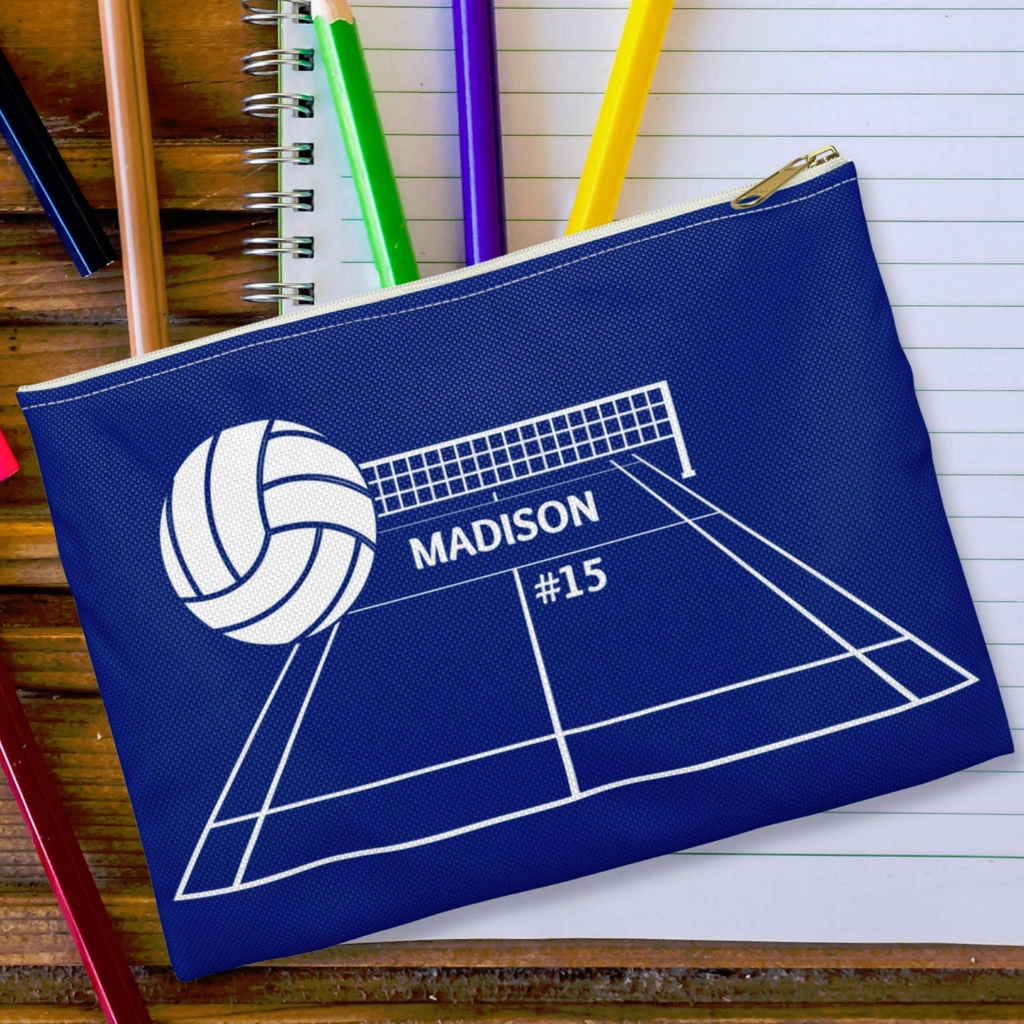 Personalized Volleyball Accessory Case