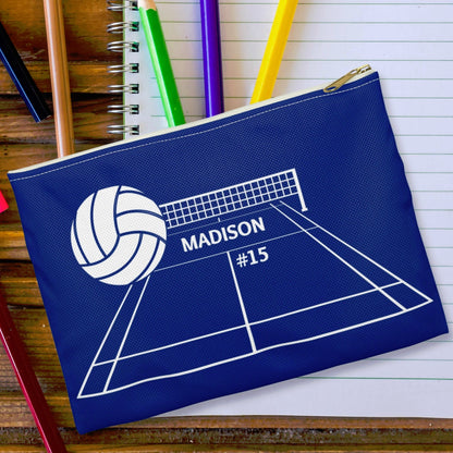 Personalized Volleyball Accessory Case