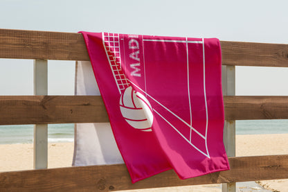 Custom Volleyball Beach Towel Personalized Volleyball Gift