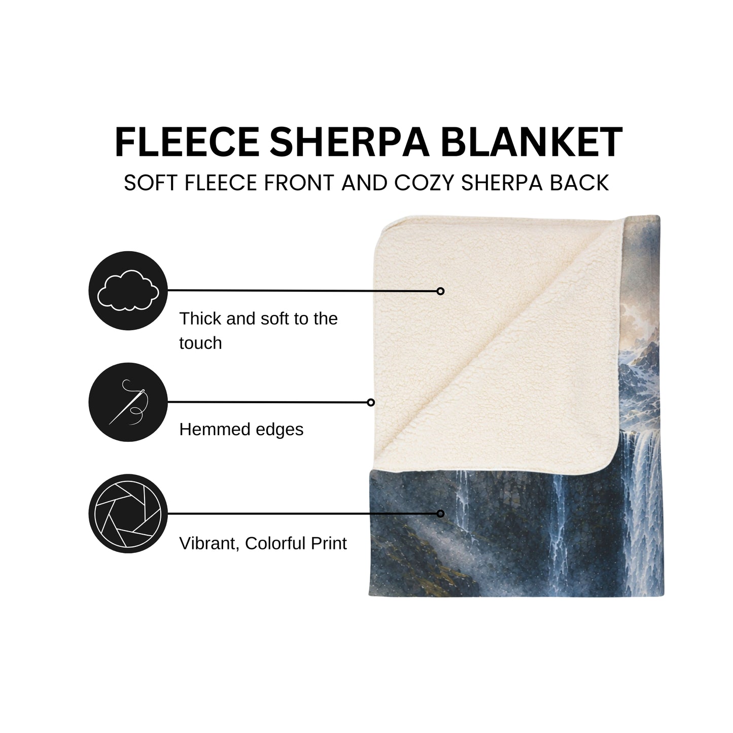 Personalized Waterfall Blanket