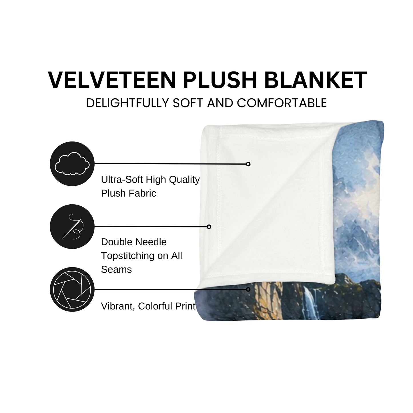 Personalized Waterfall Blanket