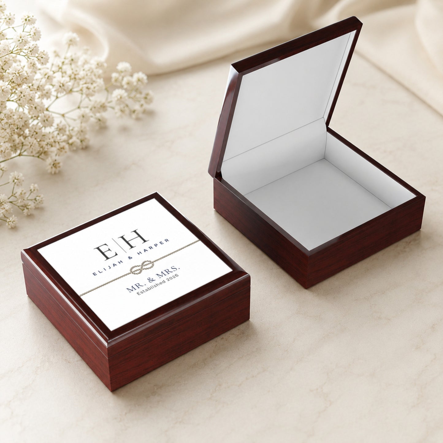 Personalized Wedding Keepsake Box