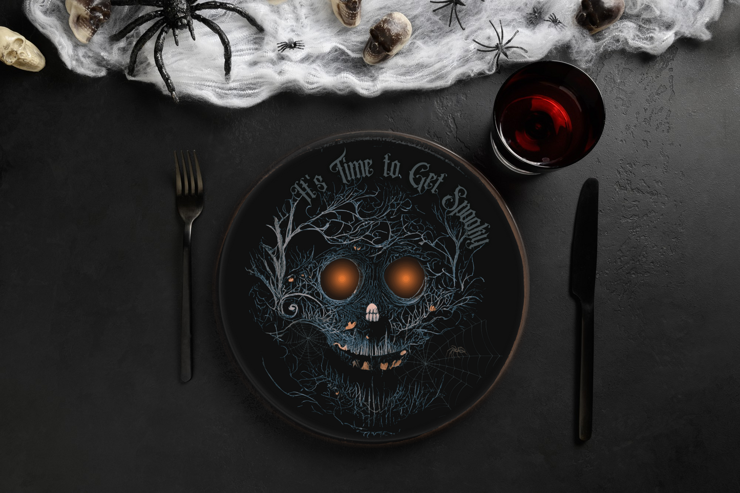 Scary Halloween Decor Halloween Party Plates Halloween Dining Set Spooky Halloween Indoor Decor Halloween Kitchen Fall Decor Halloween Gift