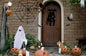 Metal Haunted House Halloween Wall Art Home Decor