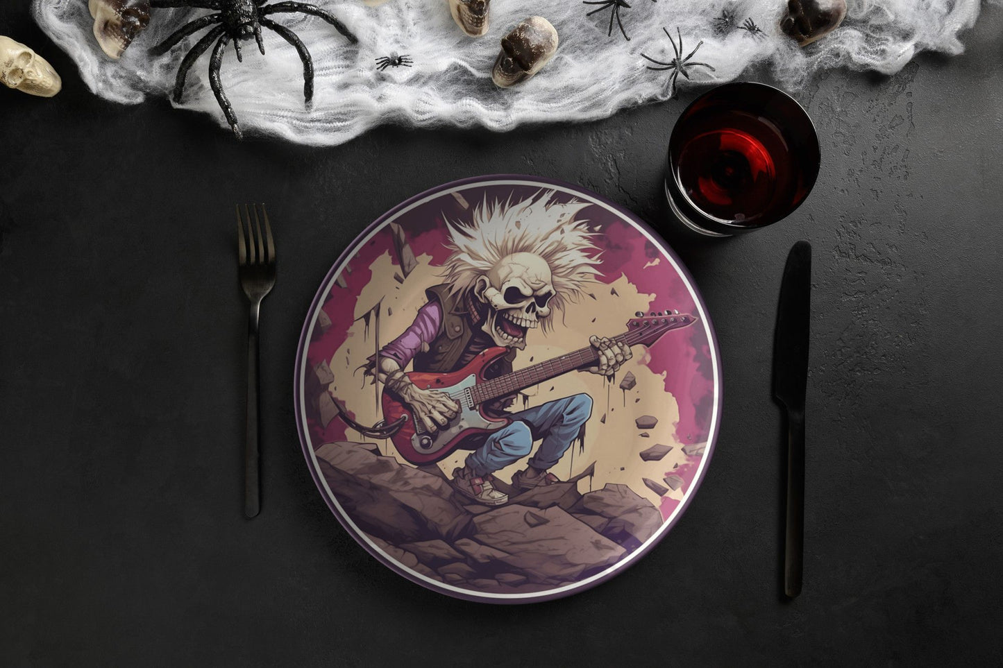 Scary Halloween Decor Halloween Party Plates Halloween Birthday Party Halloween Dining Set Spooky Halloween Kitchen Decor Halloween Gift