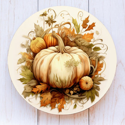 Bone China Boho Pumpkin Plates Fall Decor