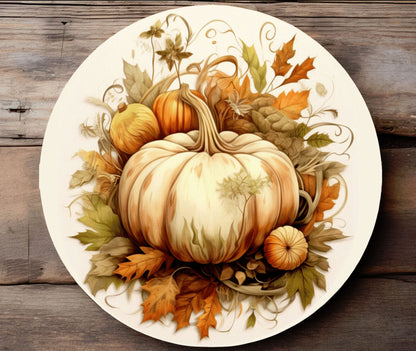 Bone China Boho Pumpkin Plates Fall Decor