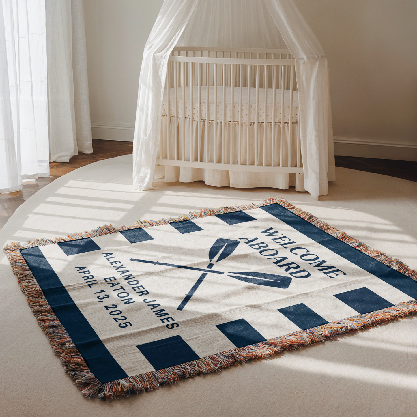 Woven Baby Boat Blanket