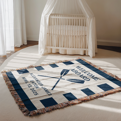 Woven Baby Boat Blanket