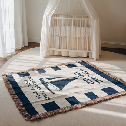 Woven Baby Boat Blanket