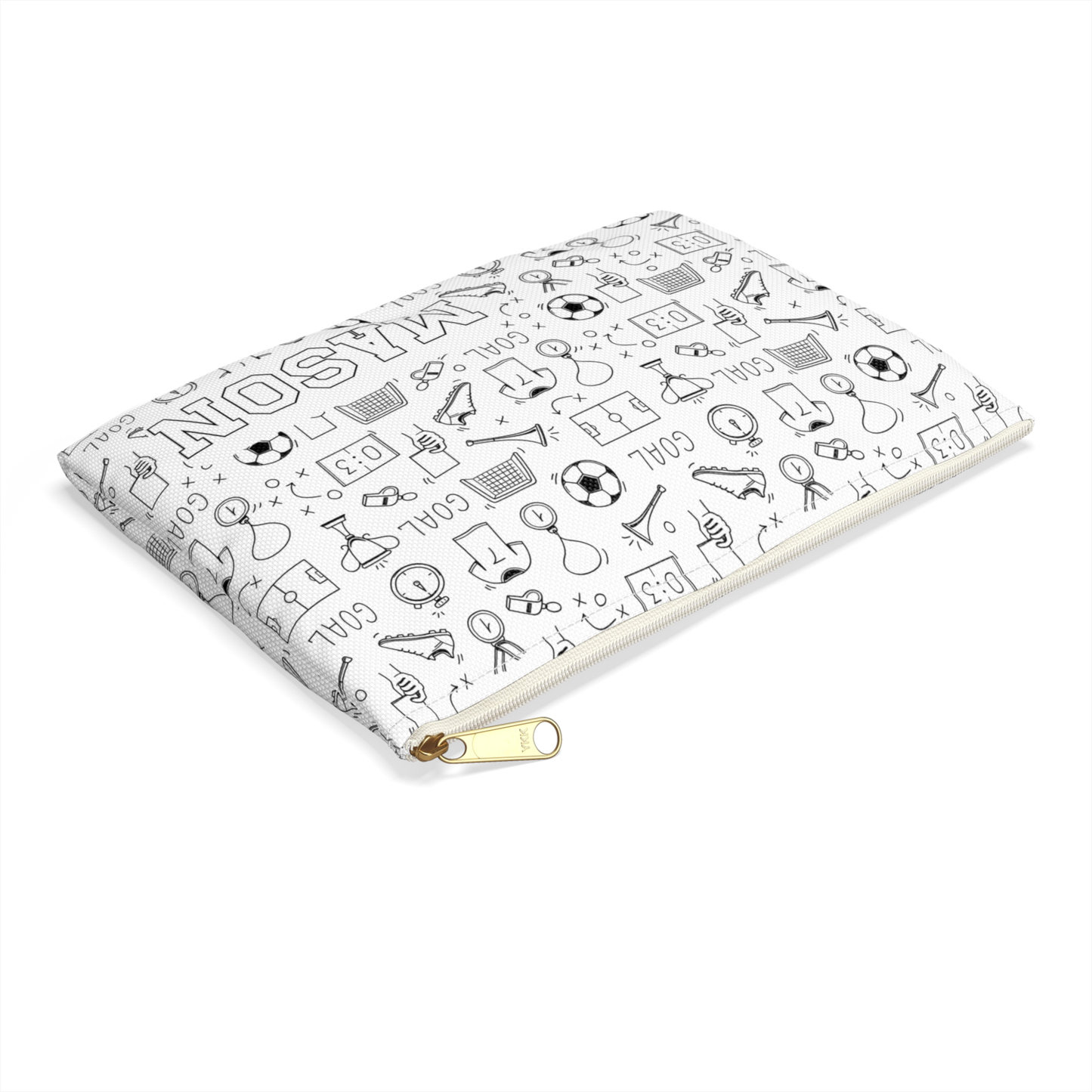 Personalized Soccer Pencil Case