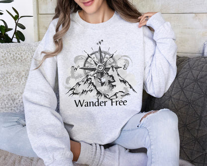 Mountain Sweatshirt Nature Lover Gift