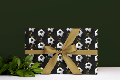 Soccer Christmas Wrapping Paper