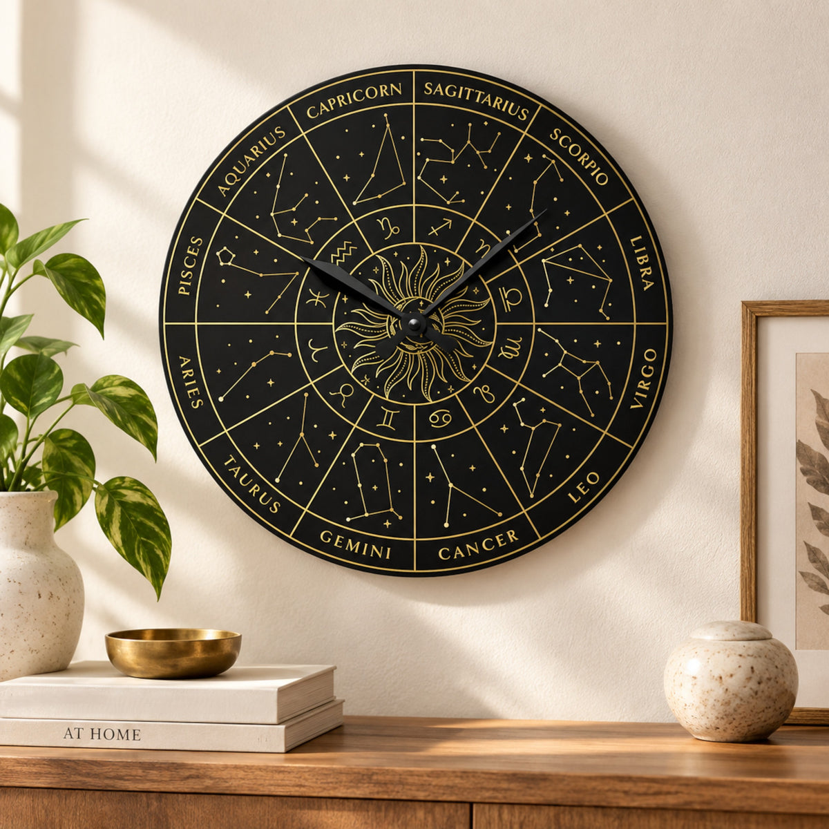 Zodiac Wall Clock
